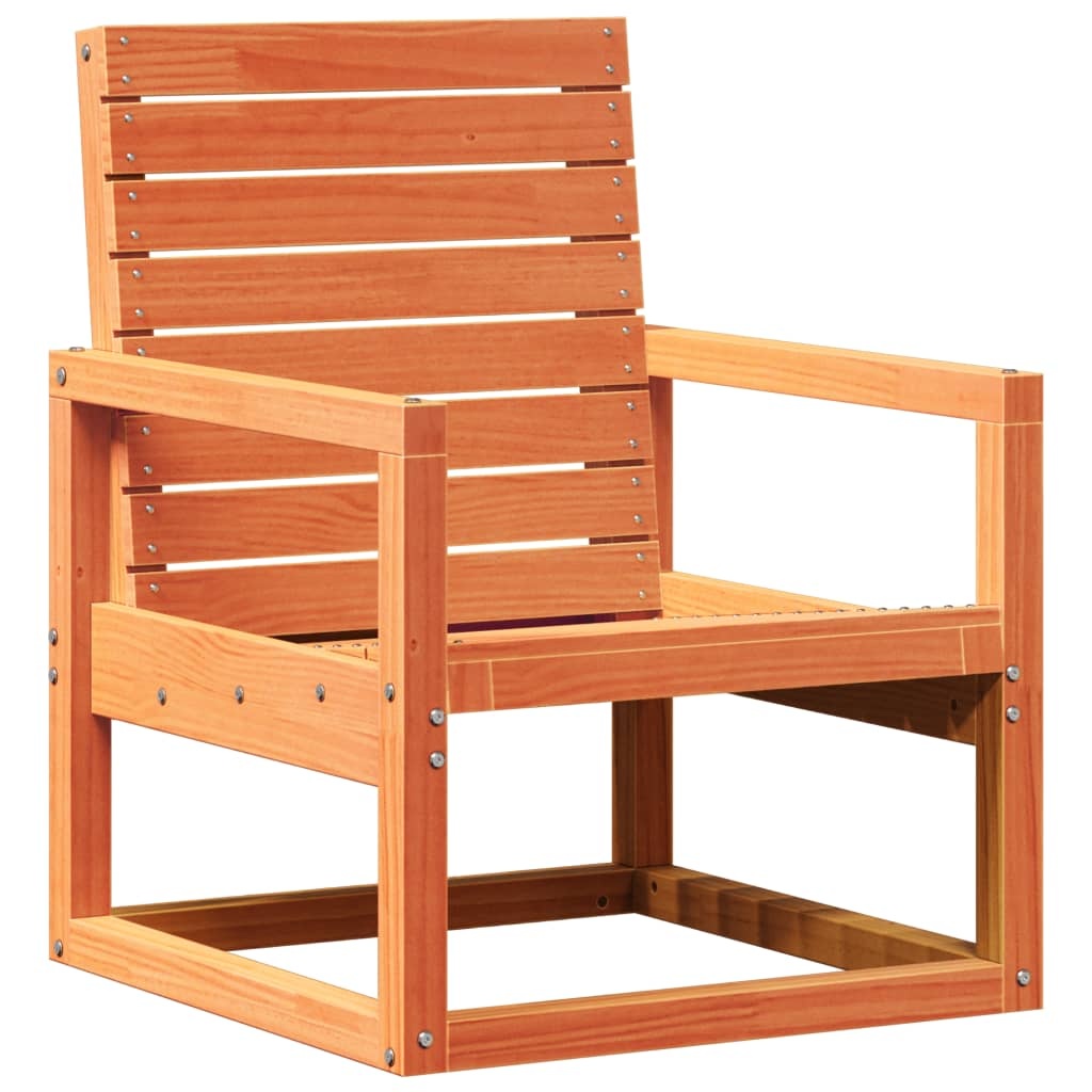 VidaXL 3-delige Loungeset massief grenenhout wasbruin