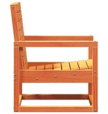 VidaXL 3-delige Loungeset massief grenenhout wasbruin