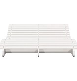 VidaXL Ligbed 205x110x31,5 cm massief grenenhout wit