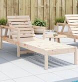VidaXL Ligstoel 199,5x62x55 cm massief grenenhout