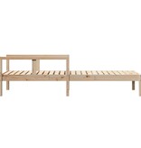 VidaXL Ligstoel 199,5x62x55 cm massief grenenhout