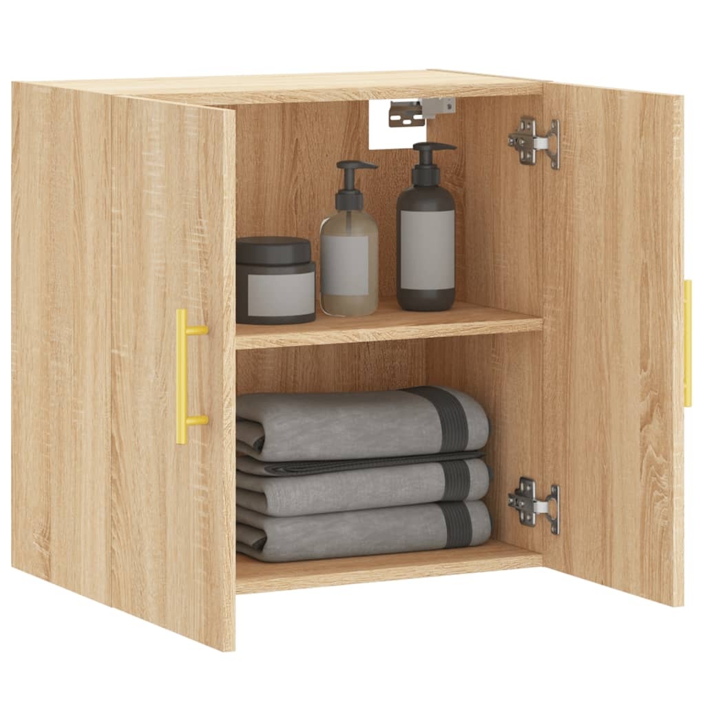 VidaXL Wandkast 60x31x60 cm bewerkt hout sonoma eikenkleurig