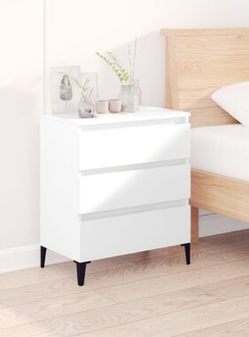 VidaXL Dressoir 60x35x70 cm bewerkt hout wit