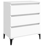 VidaXL Dressoir 60x35x70 cm bewerkt hout wit