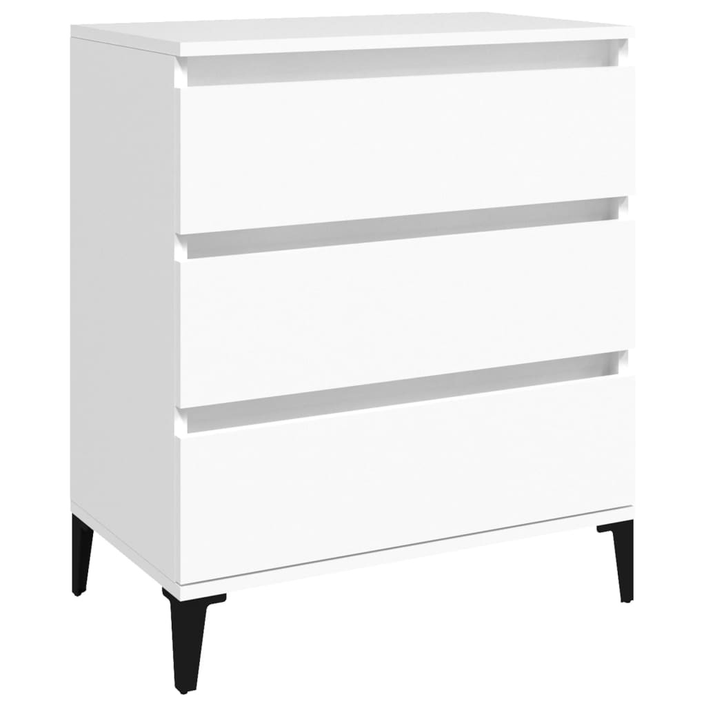 VidaXL Dressoir 60x35x70 cm bewerkt hout wit