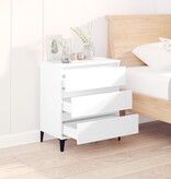 VidaXL Dressoir 60x35x70 cm bewerkt hout wit