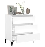 VidaXL Dressoir 60x35x70 cm bewerkt hout wit