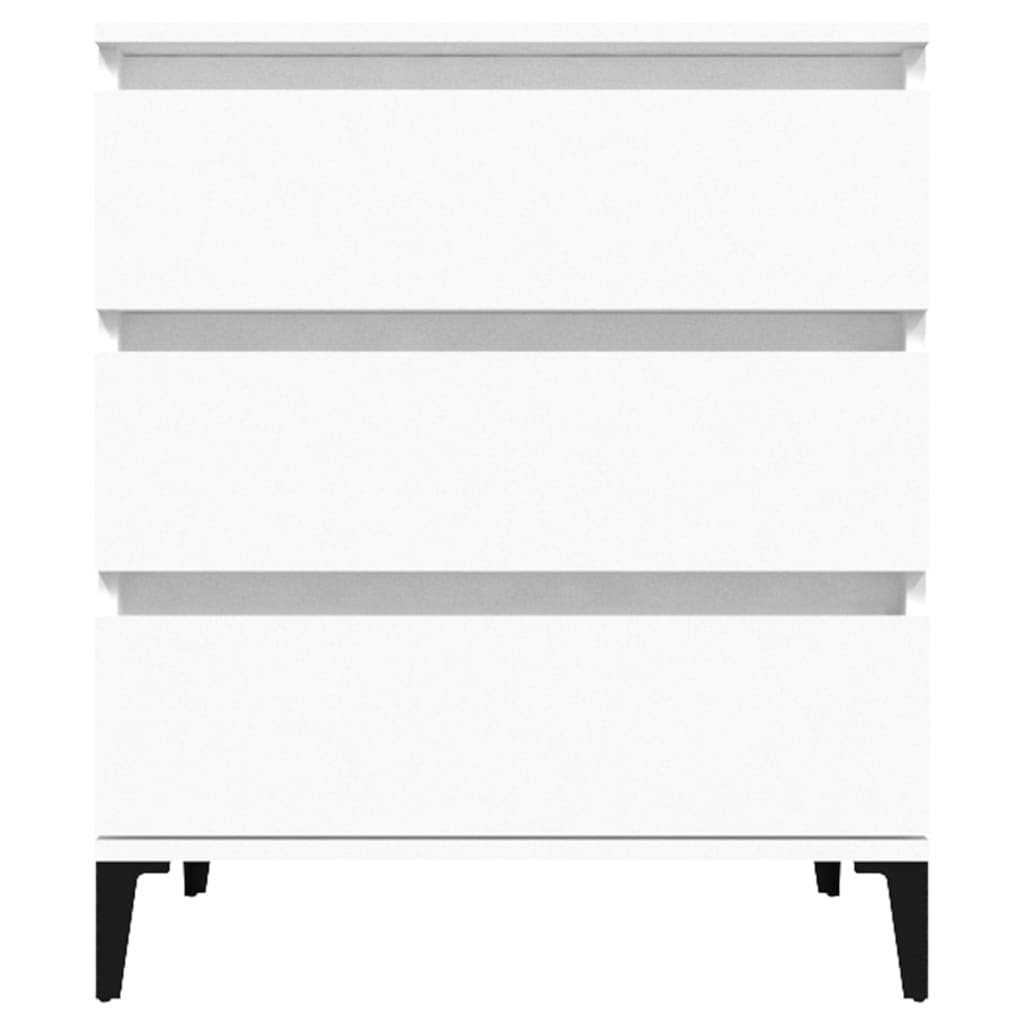 VidaXL Dressoir 60x35x70 cm bewerkt hout wit