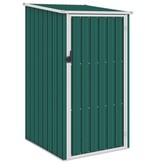 vidaXL Tuinschuur 87x98x159 cm gegalvaniseerd staal groen