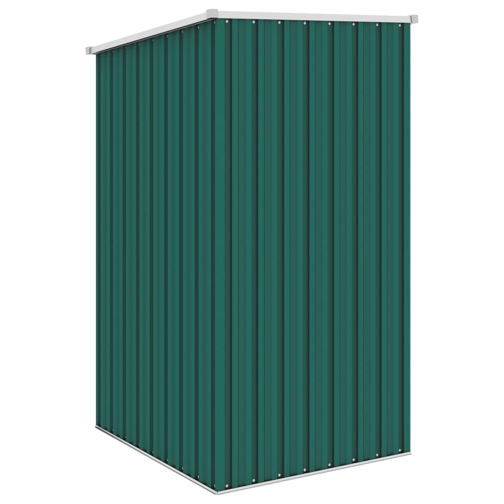 vidaXL Tuinschuur 87x98x159 cm gegalvaniseerd staal groen