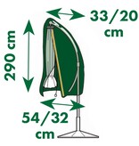 vidaXL Beschermhoes voor zweefparasols 54/32x290 cm