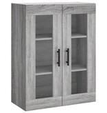 VidaXL Hangkast 69,5x34x90 cm grijs sonoma eikenkleurig