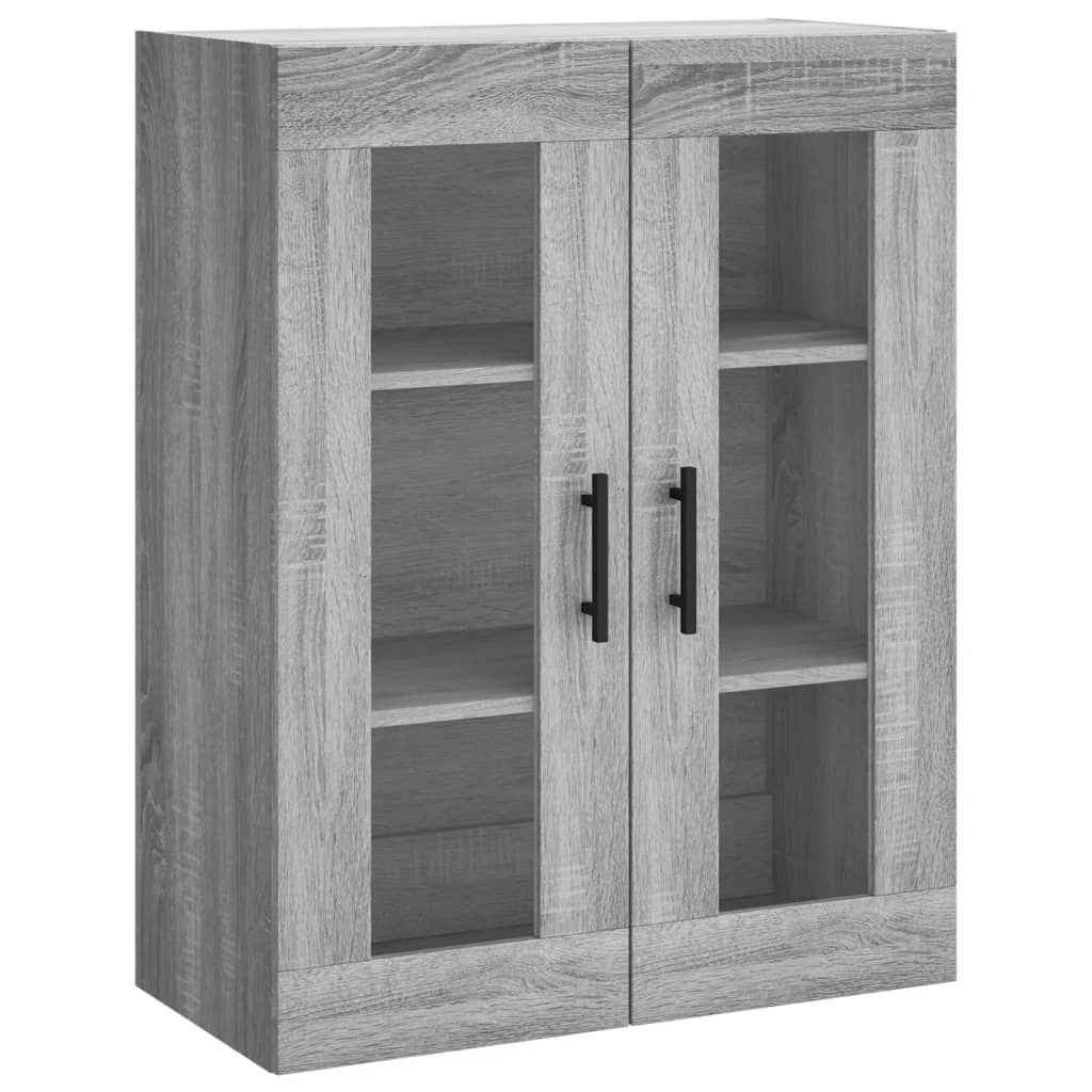 VidaXL Hangkast 69,5x34x90 cm grijs sonoma eikenkleurig