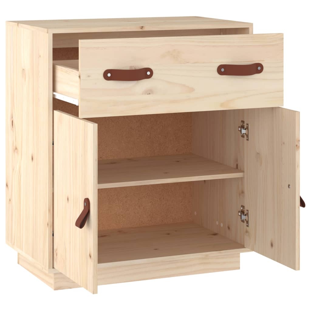 VidaXL Dressoir 65,5x40x75 cm massief grenenhout