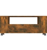 vidaXL Tv-meubel 120x35x48 cm bewerkt hout gerookt eikenkleurig