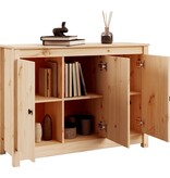 VidaXL Dressoir 100x35x74 cm massief grenenhout