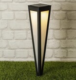 vidaXL Tuinlamp met grondpin solar LED 58 cm zwart