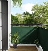 VidaXL Balkonscherm 90x1000 cm 100% polyester oxford donkergroen