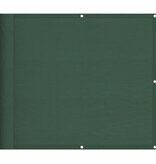VidaXL Balkonscherm 90x1000 cm 100% polyester oxford donkergroen