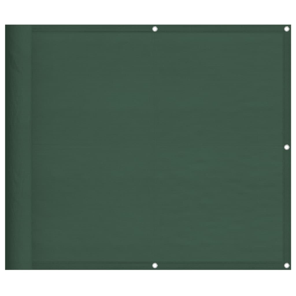VidaXL Balkonscherm 90x1000 cm 100% polyester oxford donkergroen