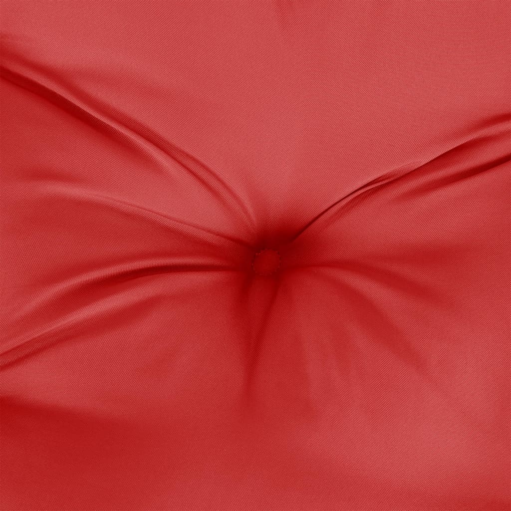 vidaXL Zitkussen rond Ø 100x11 cm oxford stof rood