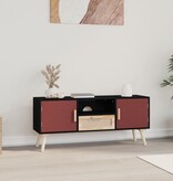 vidaXL Tv-meubel met deuren 105x30x45 cm bewerkt hout