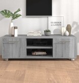 vidaXL Tv-meubel 110x40x35 cm bewerkt hout grijs sonoma eikenkleurig