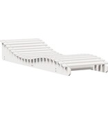 VidaXL Ligbed 205x70x31,5 cm massief grenenhout wit