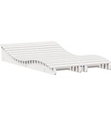 VidaXL Ligbedden 2 st 205x60x31,5 cm massief grenenhout wit