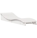 VidaXL Ligbedden 2 st 205x60x31,5 cm massief grenenhout wit