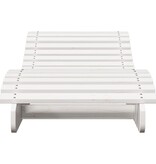 VidaXL Ligbedden 2 st 205x60x31,5 cm massief grenenhout wit