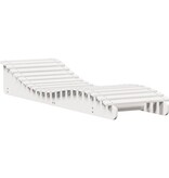 VidaXL Ligbed 205x60x31,5 cm massief grenenhout wit