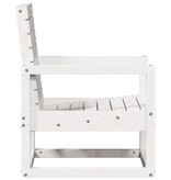 VidaXL 3-delige Loungeset massief grenenhout wit