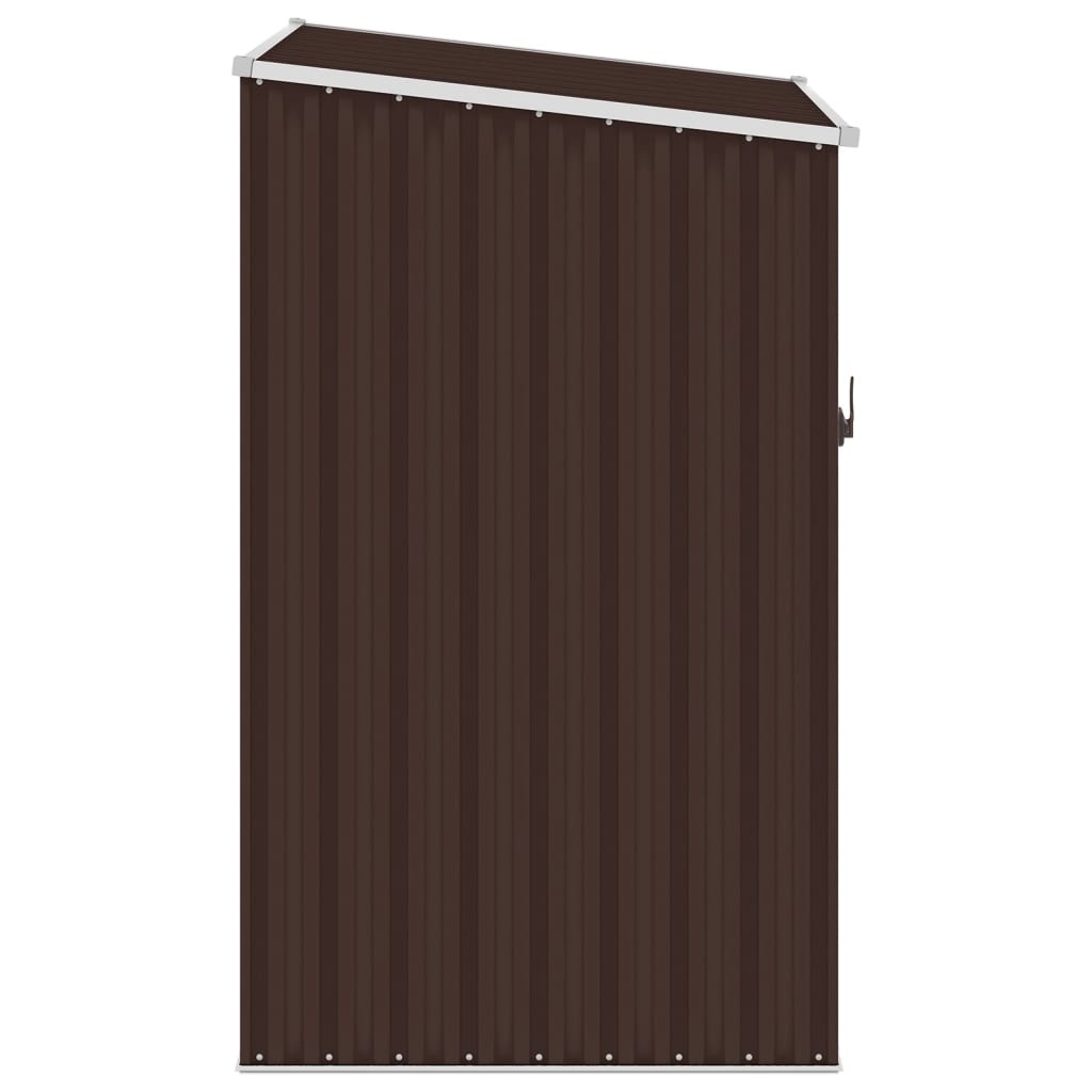 VidaXL Tuinschuur 87x98x159 cm gegalvaniseerd staal bruin