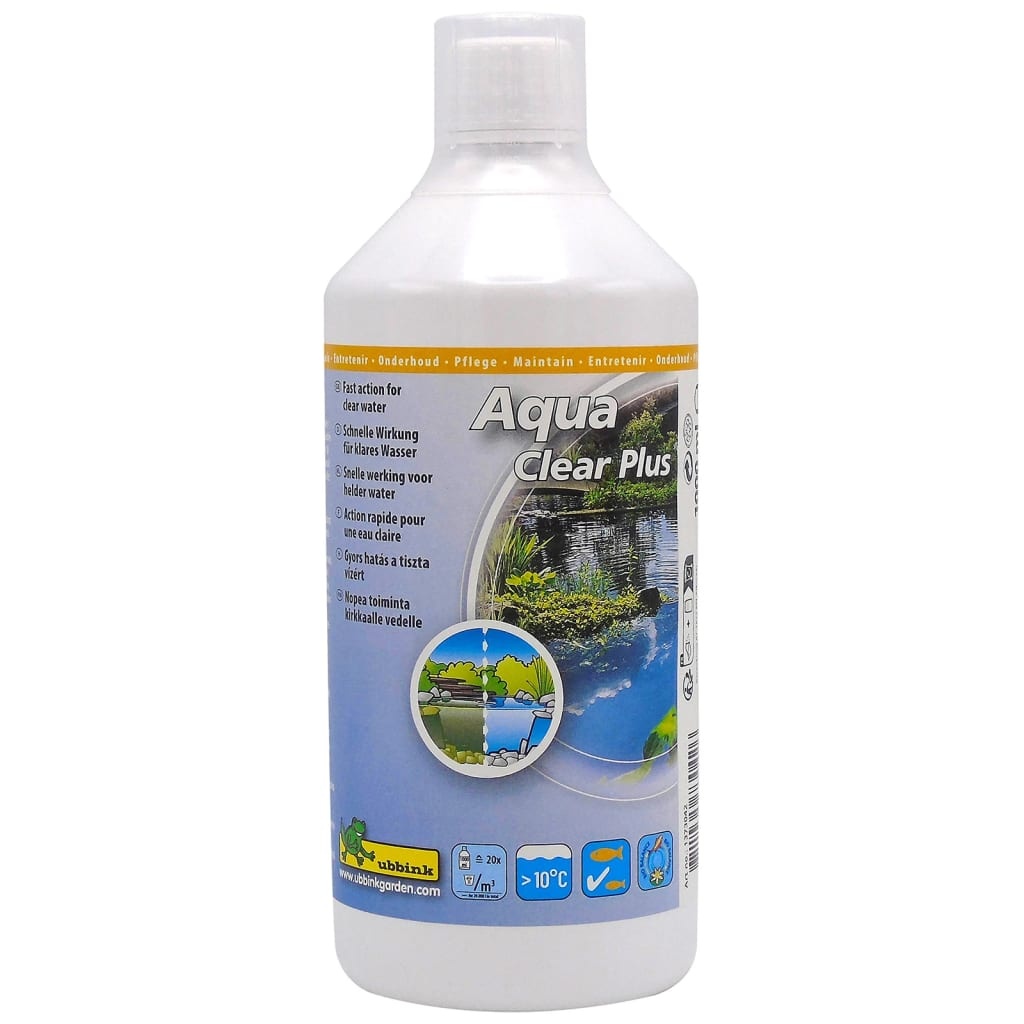 vidaXL Vijverwaterbehandeling Aqua Clear Plus 1000 ml voor 20000 L