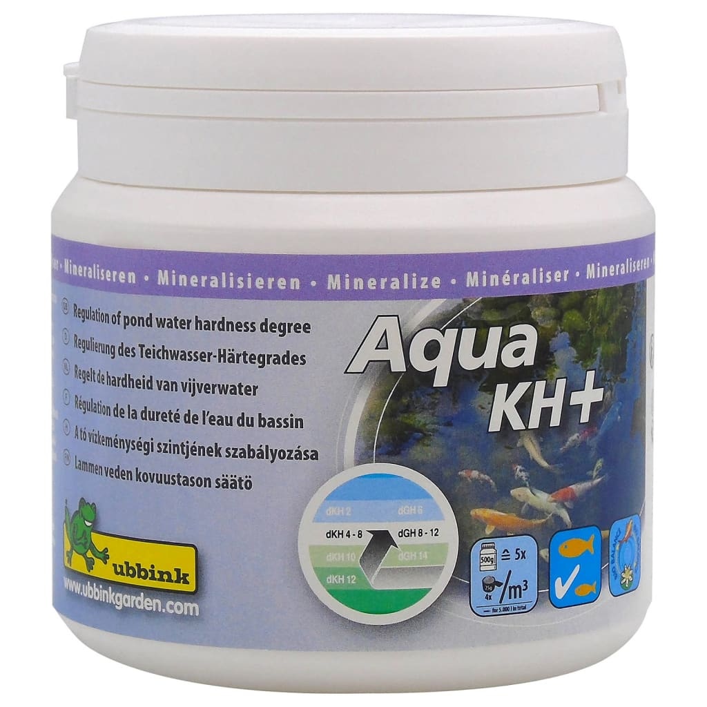 vidaXL Vijverwaterbehandeling Aqua KH+ 500 g voor 5000 L