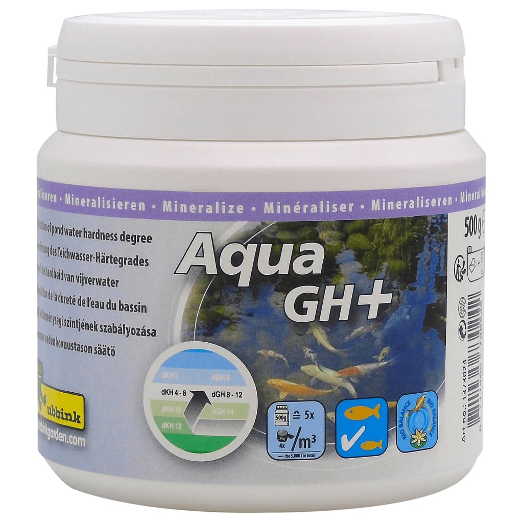 vidaXL Vijverwaterbehandeling Aqua GH+ 500 g voor 5000 L