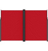 vidaXL Windscherm uittrekbaar 220x600 cm rood