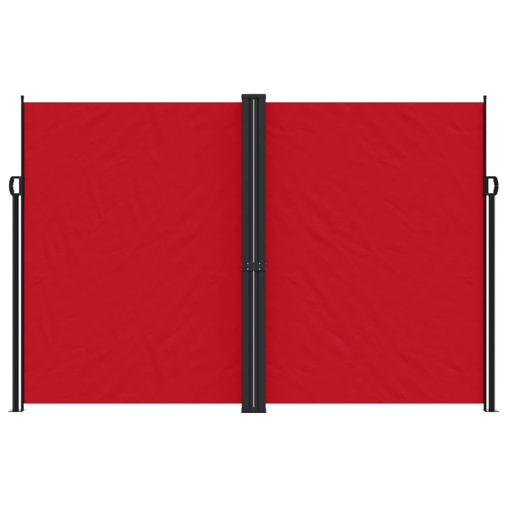 vidaXL Windscherm uittrekbaar 220x600 cm rood