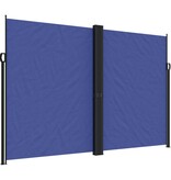 vidaXL Windscherm uittrekbaar 220x600 cm blauw