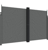 vidaXL Windscherm uittrekbaar 200x600 cm antracietkleurig