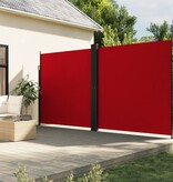 vidaXL Windscherm uittrekbaar 200x600 cm rood