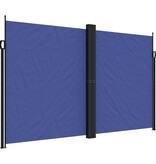 vidaXL Windscherm uittrekbaar 200x600 cm blauw