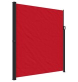 vidaXL Windscherm uittrekbaar 220x600 cm rood