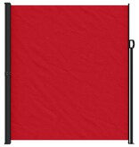 vidaXL Windscherm uittrekbaar 220x600 cm rood