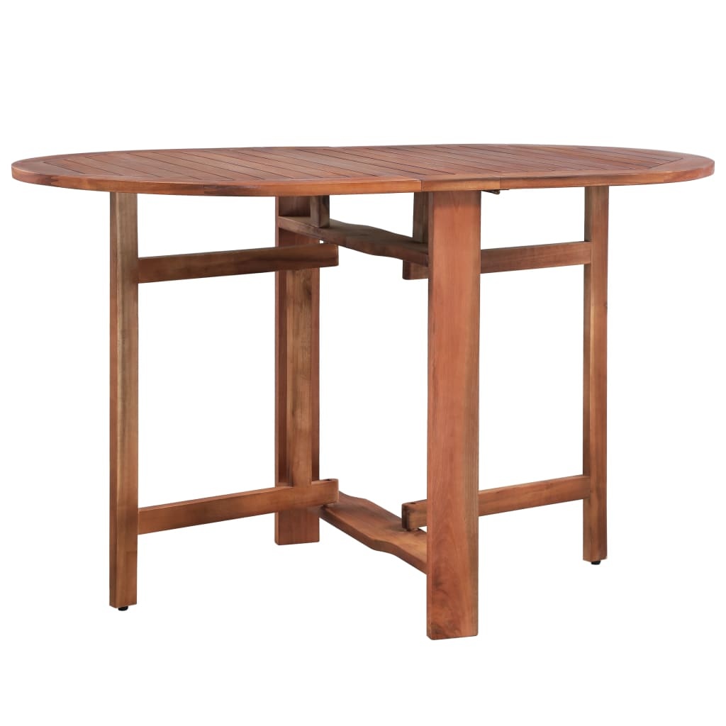 VidaXL Tuintafel 120x70x74 cm massief acaciahout