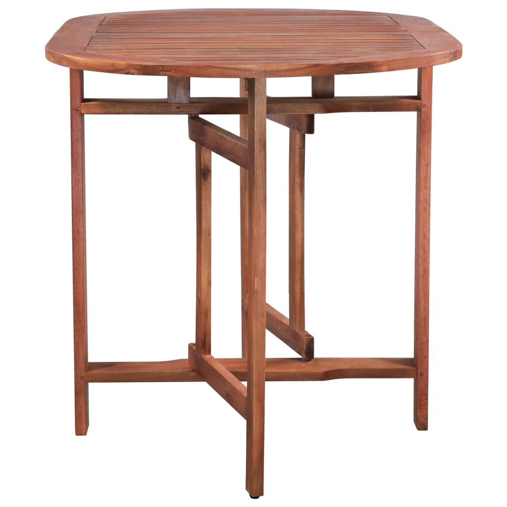 VidaXL Tuintafel 120x70x74 cm massief acaciahout