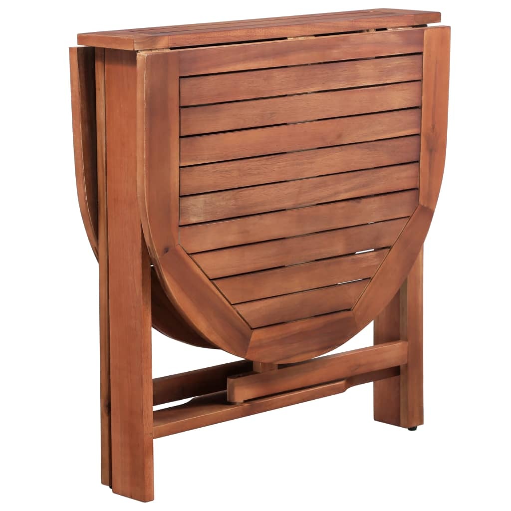 VidaXL Tuintafel 120x70x74 cm massief acaciahout