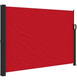 vidaXL Windscherm uittrekbaar 140x500 cm rood