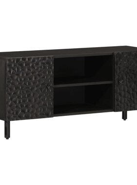 vidaXL Tv-meubel 105x33x46 cm massief mangohout zwart